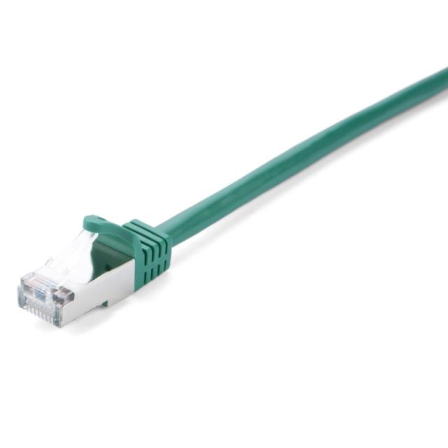 V7 - Cable de red blindado CAT6 STP 01M Verde