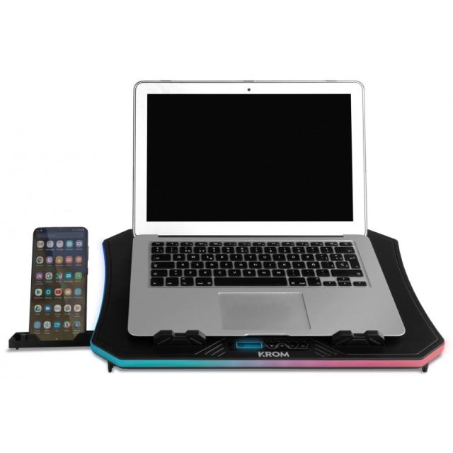 Krom - Kooler almohadilla fría 48,3 cm (19") 2100 RPM Negro