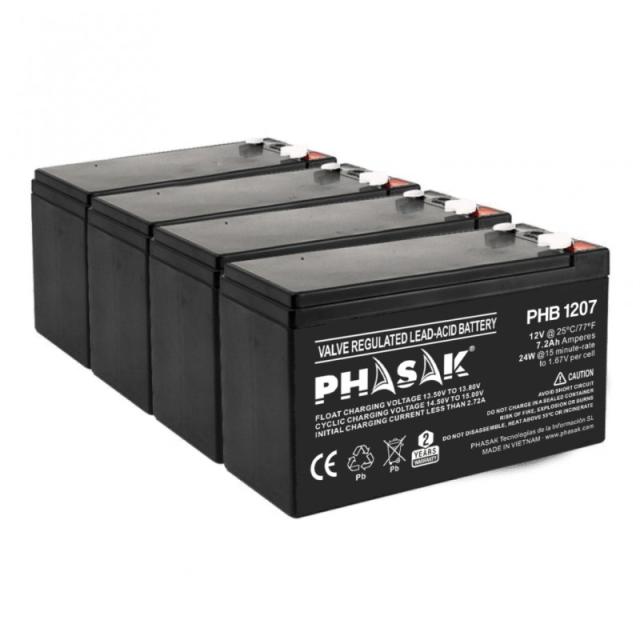 Phasak - Batería 12V 7Ah - PHB 1207