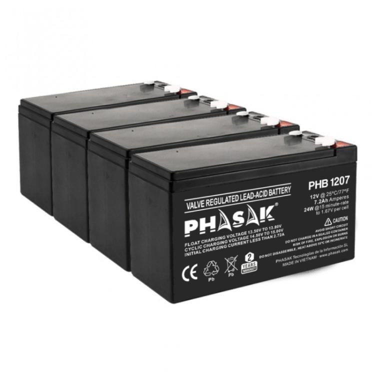 Phasak - Batería 12V 7Ah - PHB 1207