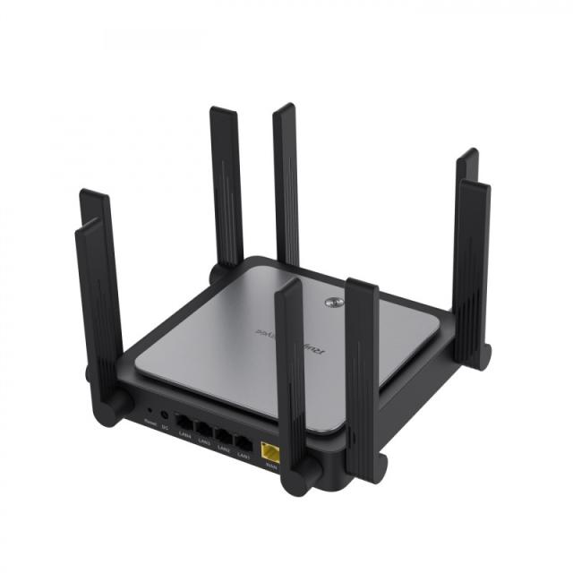 Ruijie Networks - RG-EW3200GX PRO router inalámbrico Gigabit Ethernet Doble banda (2,4 GHz / 5 GHz) Negro