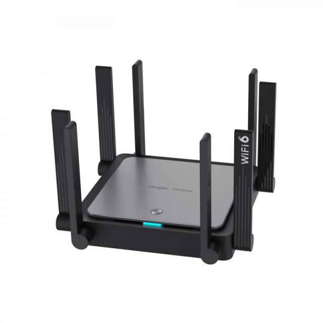 Ruijie Networks - RG-EW3200GX PRO router inalámbrico Gigabit Ethernet Doble banda (2,4 GHz / 5 GHz) Negro