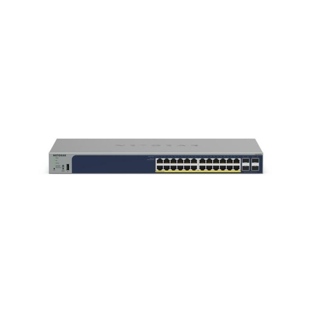 NETGEAR - GS728TPP Gestionado L2/L3/L4 Gigabit Ethernet (10/100/1000) Energía sobre Ethernet (PoE) Gris
