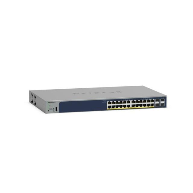 NETGEAR - GS728TPP Gestionado L2/L3/L4 Gigabit Ethernet (10/100/1000) Energía sobre Ethernet (PoE) Gris