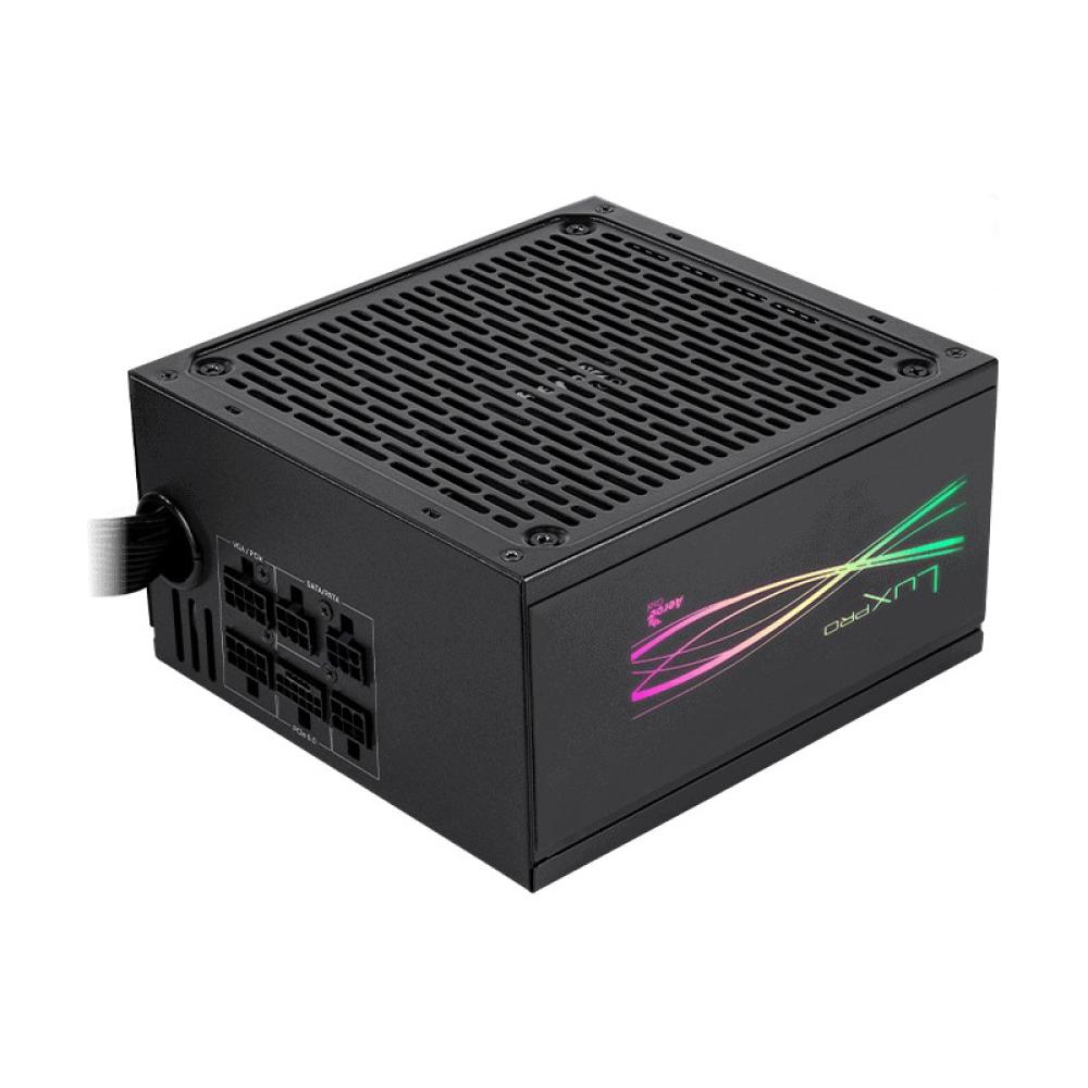 Aerocool - LUXPRORGB550M unidad de fuente de alimentación 550 W 20+4 pin ATX ATX Negro