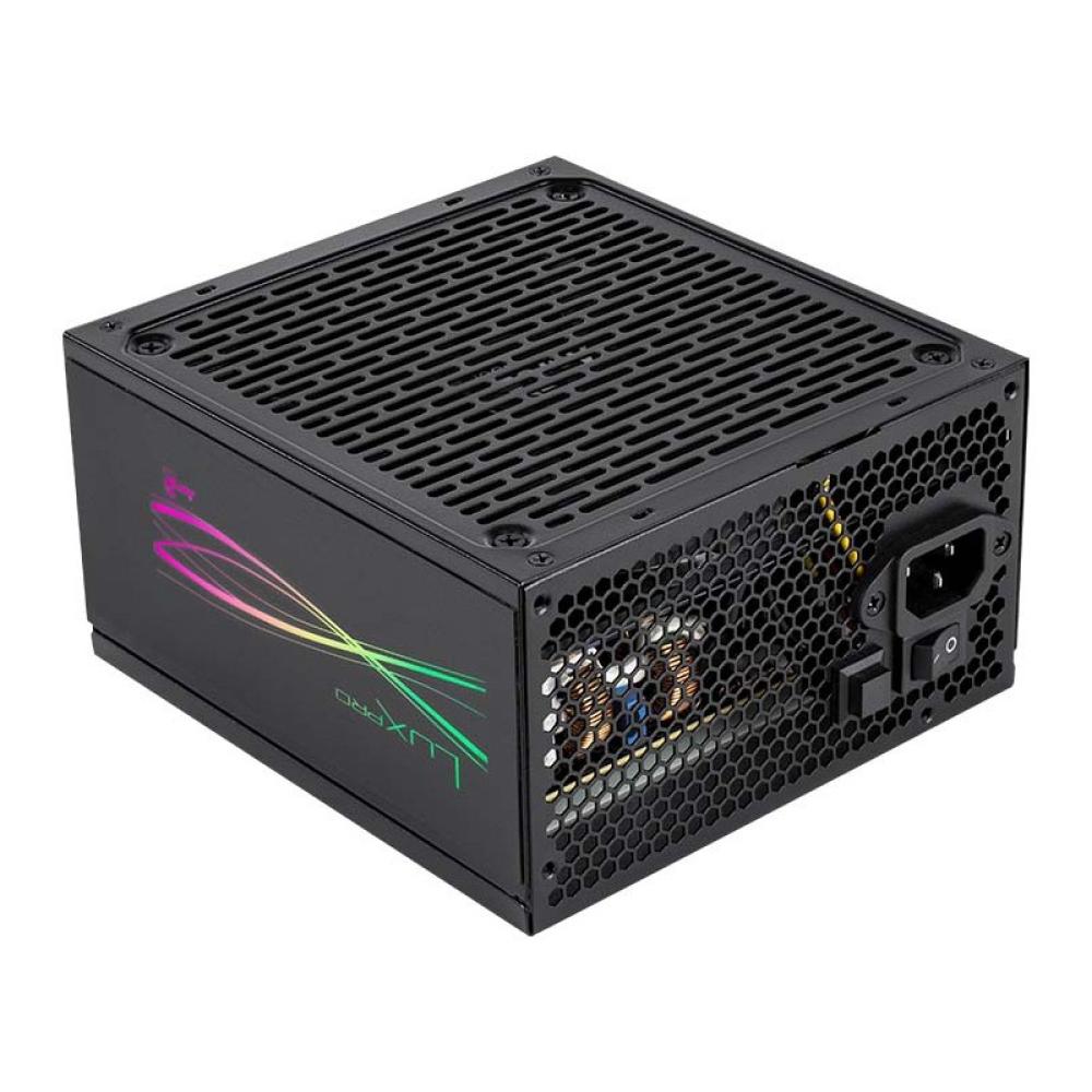 Aerocool - LUXPRORGB650M unidad de fuente de alimentación 650 W 20+4 pin ATX ATX Negro