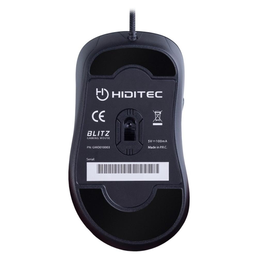 Hiditec - Blitz ratón Juego mano derecha USB tipo A IR LED 3500 DPI
