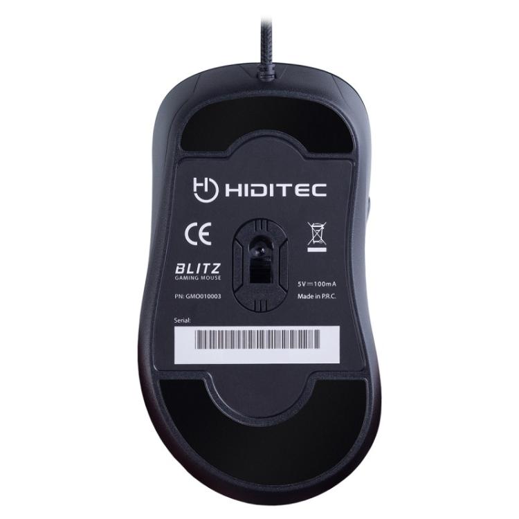 Hiditec - Blitz ratón Juego mano derecha USB tipo A IR LED 3500 DPI