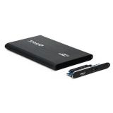 TooQ - TQE-2529B caja para disco duro externo 2.5" Carcasa de disco duro/SSD Negro
