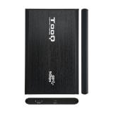 TooQ - TQE-2529B caja para disco duro externo 2.5" Carcasa de disco duro/SSD Negro