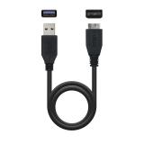 TooQ - TQE-2529B caja para disco duro externo 2.5" Carcasa de disco duro/SSD Negro