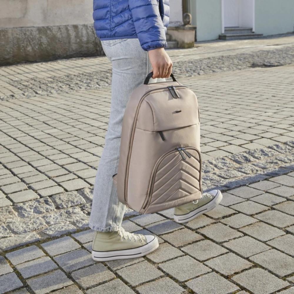 Hama - 00222046 mochila Mochila de senderismo Beige Poliéster reciclado