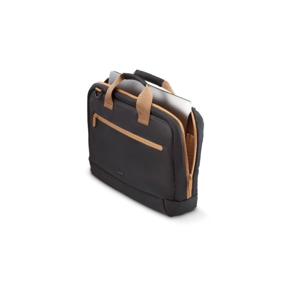 Hama - Ultra Lightweight 35,8 cm (14.1") Maletín Toploader Beige, Negro