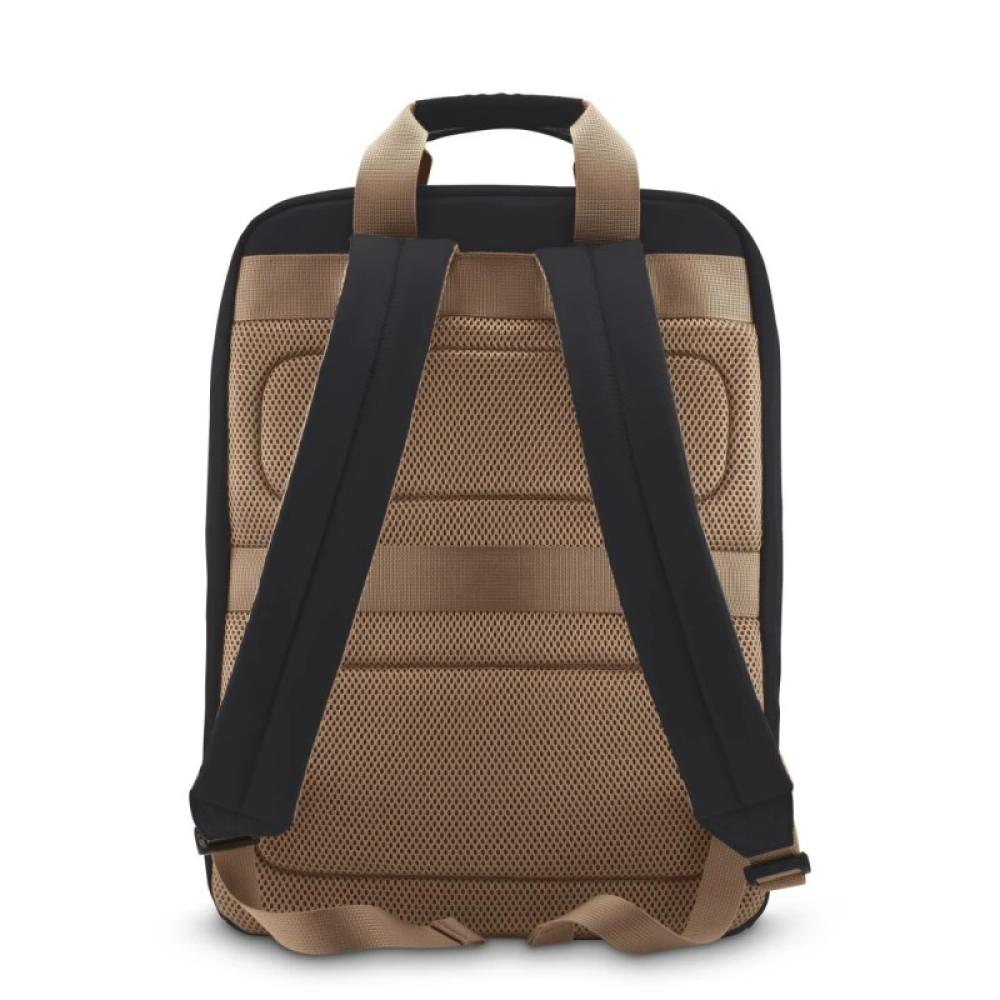 Hama - 00222056 mochila Mochila de senderismo Beige, Negro Poliéster reciclado