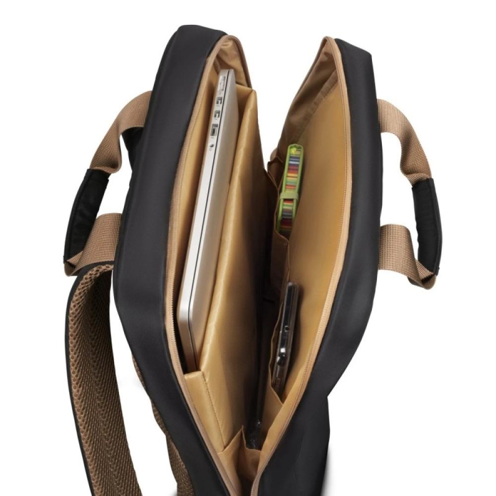 Hama - 00222056 mochila Mochila de senderismo Beige, Negro Poliéster reciclado