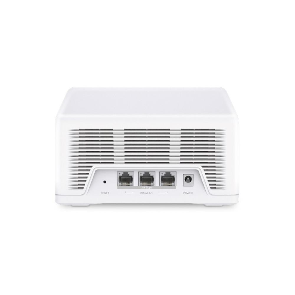 Mercusys - Halo H47BE Tribanda (2.4 GHz / 5 GHz / 6 GHz) Wi-Fi 7 (802.11be) Blanco 3 Interno