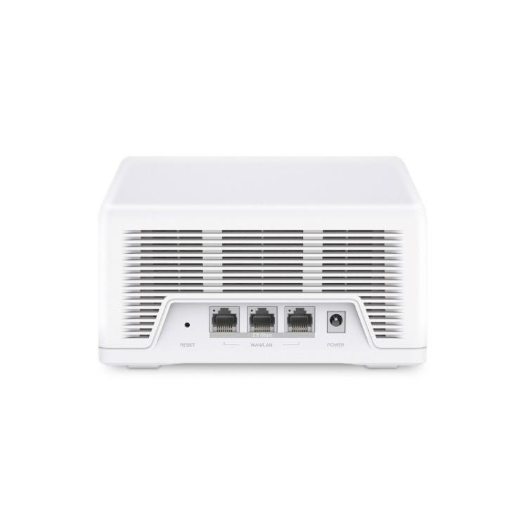 Mercusys - Halo H47BE Tribanda (2.4 GHz / 5 GHz / 6 GHz) Wi-Fi 7 (802.11be) Blanco 3 Interno