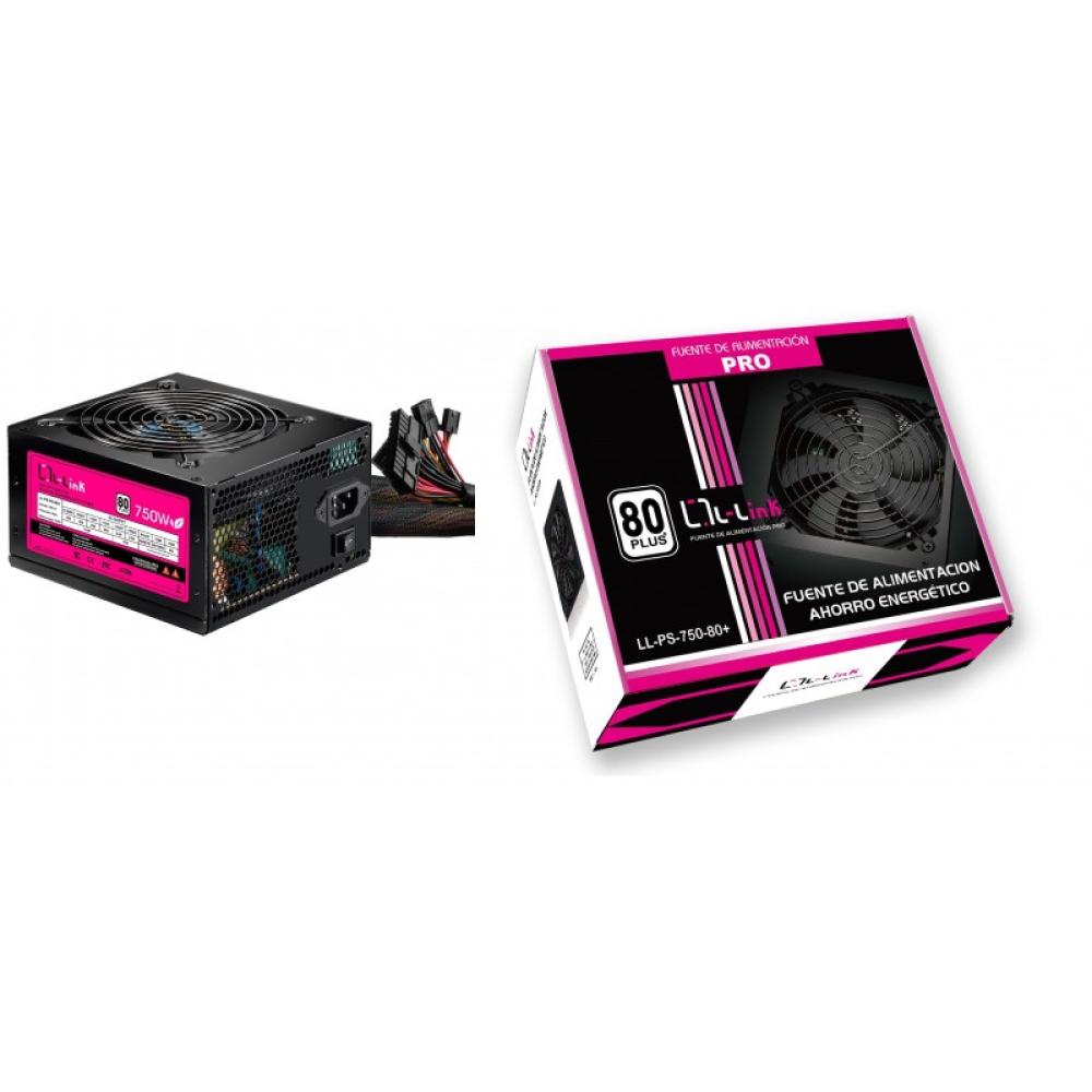 L-Link - LL-PS-750-80+ unidad de fuente de alimentación 750 W 20+4 pin ATX Negro