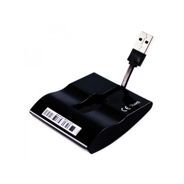 Approx - appCRDNILxV2 lector de tarjeta inteligente Interior USB USB 2.0 Negro