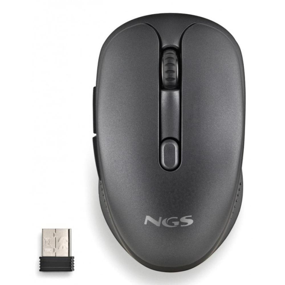 NGS - EVO PEEP ratón Hogar mano derecha RF Wireless + Bluetooth Laser 3200 DPI