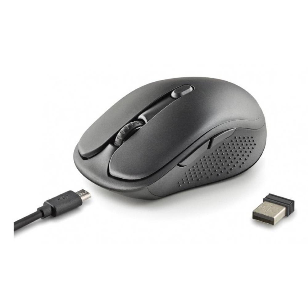 NGS - EVO PEEP ratón Hogar mano derecha RF Wireless + Bluetooth Laser 3200 DPI