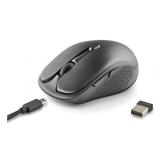 NGS - EVO PEEP ratón Hogar mano derecha RF Wireless + Bluetooth Laser 3200 DPI