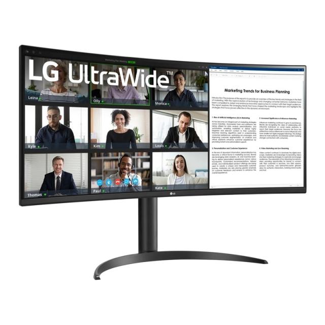LG - 34WR55QK-B pantalla para PC 86,4 cm (34") 3440 x 1440 Pixeles Wide Quad HD Negro