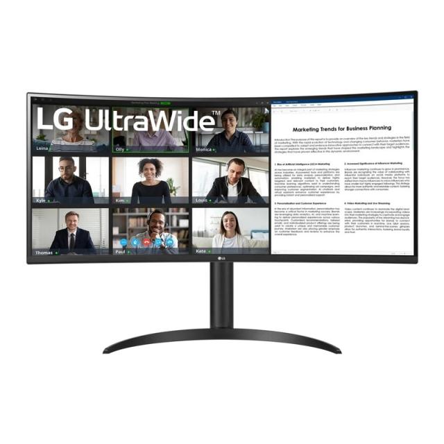 LG - 34WR55QK-B pantalla para PC 86,4 cm (34") 3440 x 1440 Pixeles Wide Quad HD Negro