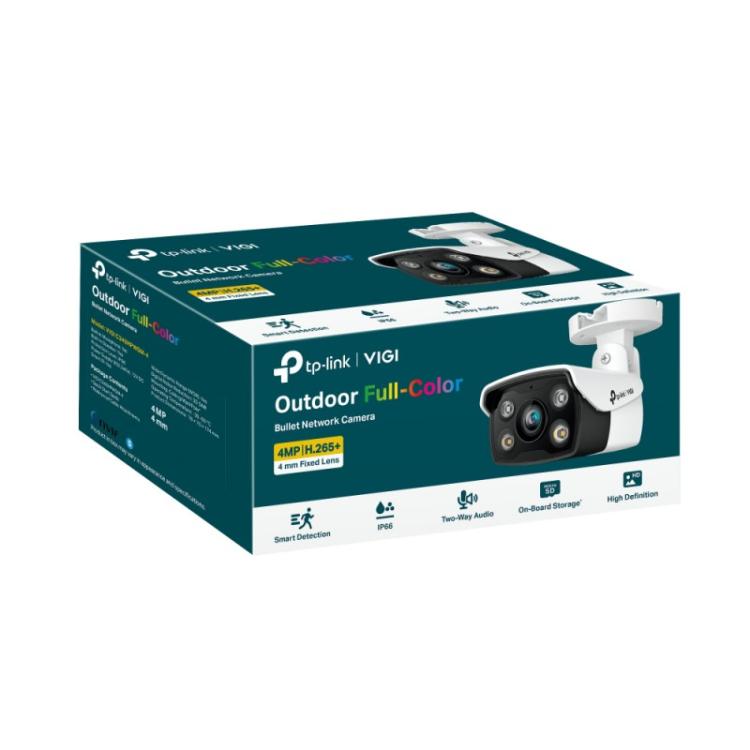 TP-Link - VIGI C340 Bala (forma) Cámara de seguridad IP Exterior 2560 x 1440 Pixeles Techo/Pared/Poste - VIGI C340 6MM