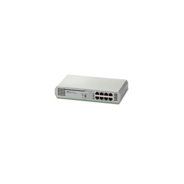 Allied Telesis - AT-GS910/8-50 No administrado Gigabit Ethernet (10/100/1000) Gris