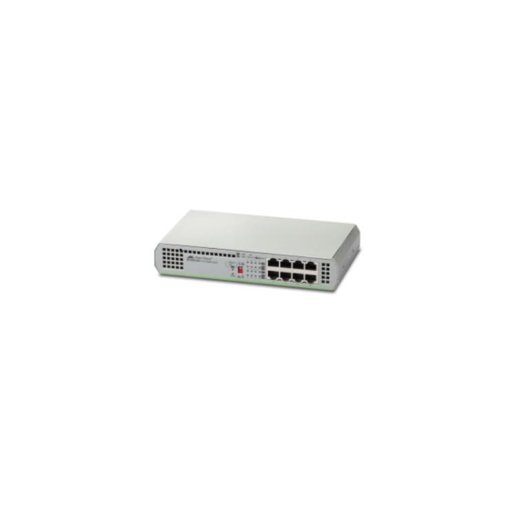 Allied Telesis - AT-GS910/8-50 No administrado Gigabit Ethernet (10/100/1000) Gris