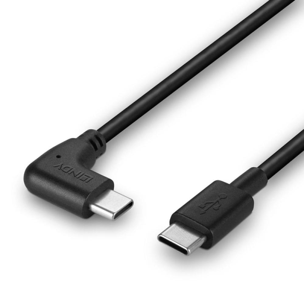 Lindy - 32005 cable USB USB 2.0 1 m USB C Negro