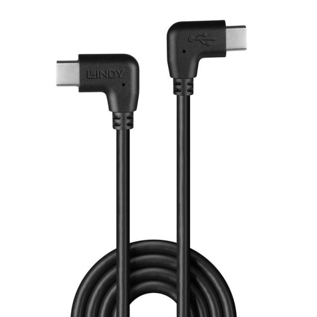 Lindy - 32008 cable USB USB 2.0 0,5 m USB C Negro