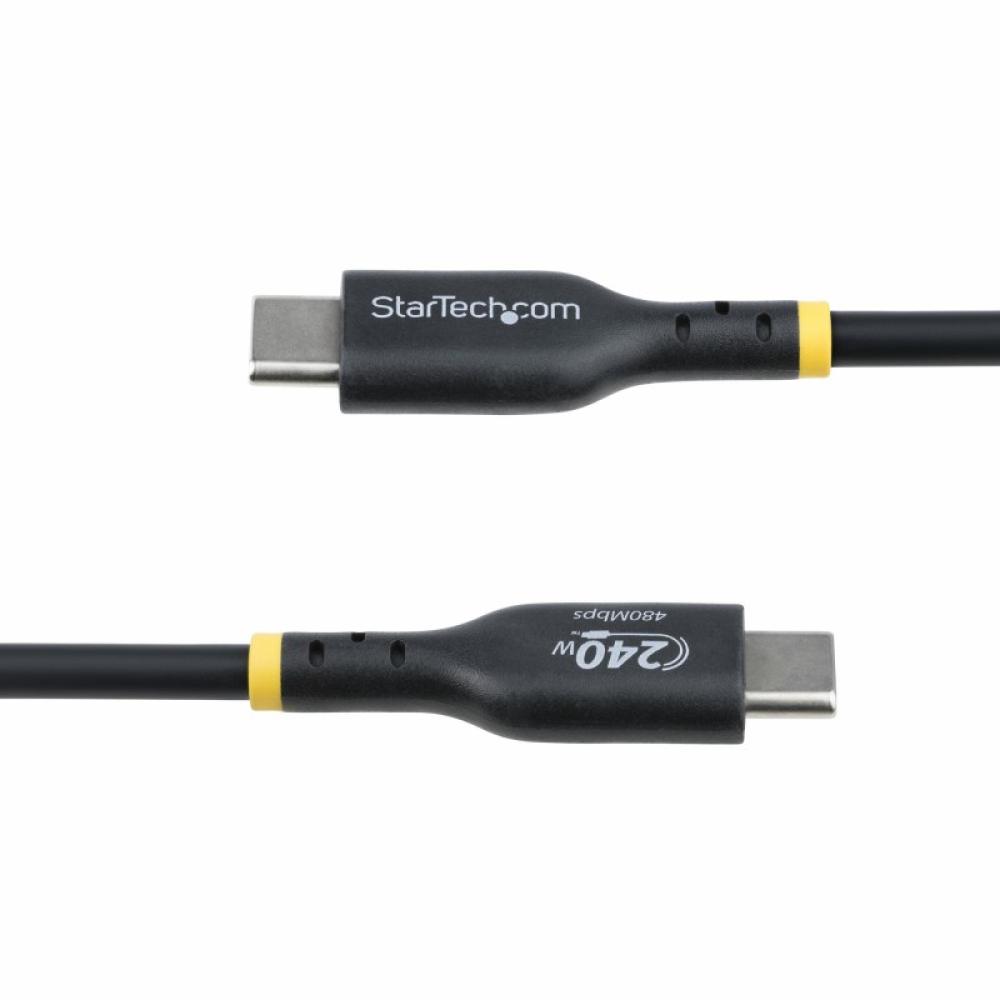 StarTech.com - Cable de Carga USB-C de 4m - Cable USB Tipo C - Certificación USB-IF - PD de 240W EPR - Cable USB 2.0 USB-C de Ca