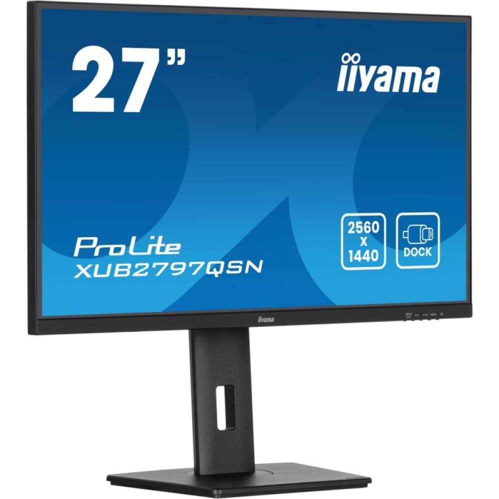 iiyama - ProLite XUB2797QSN-B2 pantalla para PC 68,6 cm (27") 2560 x 1440 Pixeles Quad HD LED Negro