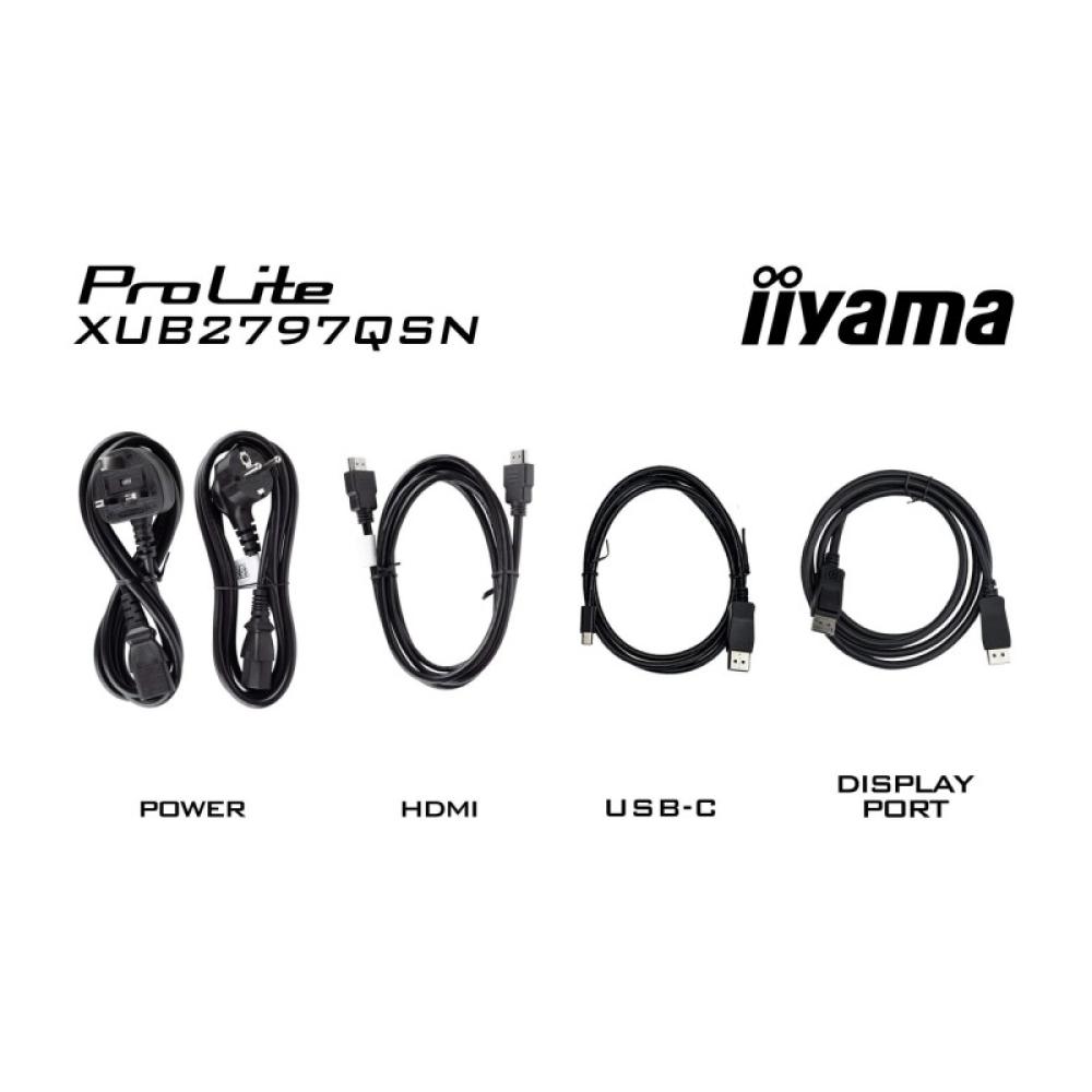 iiyama - ProLite XUB2797QSN-B2 pantalla para PC 68,6 cm (27") 2560 x 1440 Pixeles Quad HD LED Negro