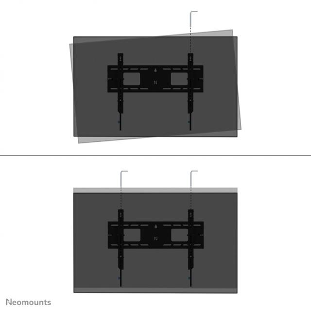 Neomounts - WL35-750BL16 Soporte de pared robusto 42-86" - inclinable - bloqueable - instalación rápida - TÜV