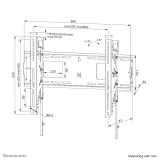 Neomounts - WL35-750BL16 Soporte de pared robusto 42-86" - inclinable - bloqueable - instalación rápida - TÜV
