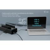 i-tec - USB-C/USB-A Metal Charging + data HUB, 15W per port, 20x USB-C