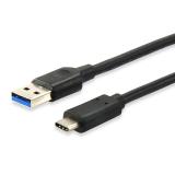 Equip - 128343 Cable USB 3.2 Gen 1 C a A, M/M, 0,25m, 5Gbps, Negro