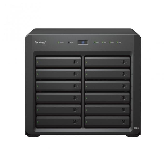 Synology - DiskStation DS2422+ servidor de almacenamiento NAS Torre Ryzen Embedded V1500B 4 GB DDR4 0 TB DiskStation Manager Neg