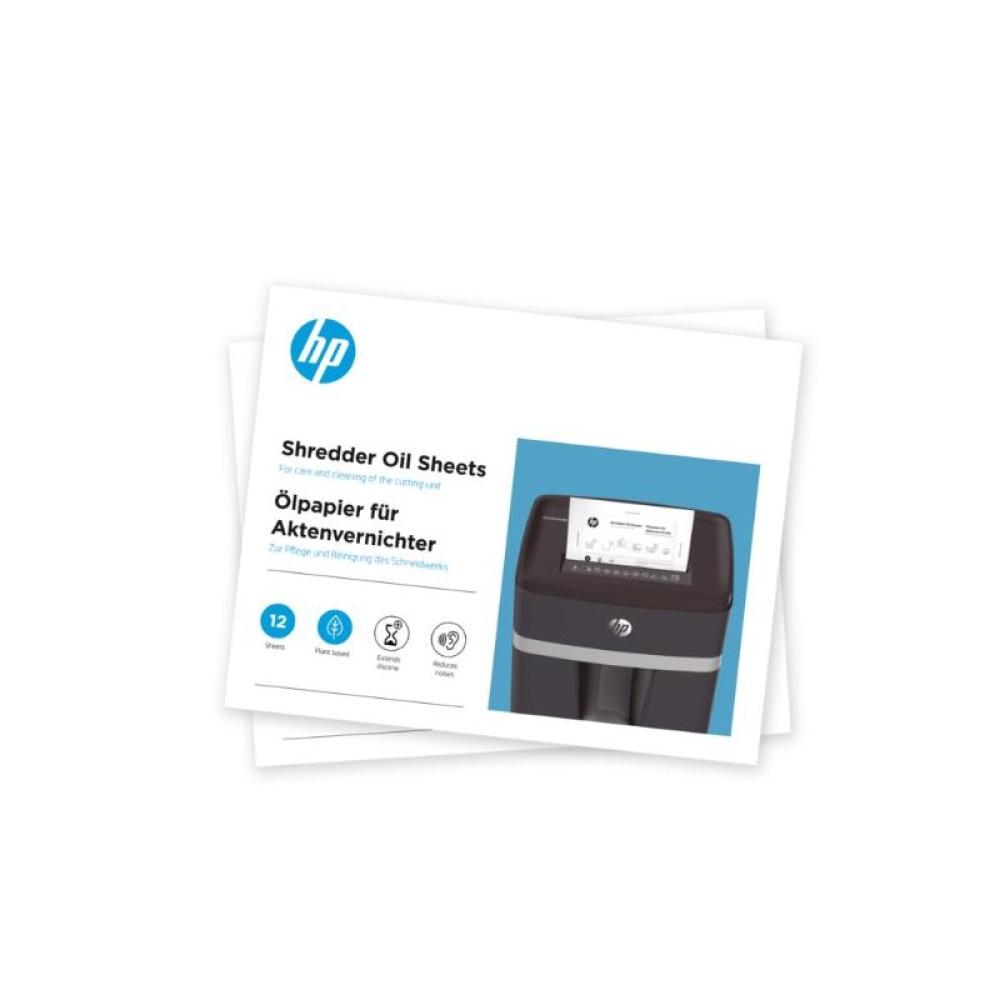HP - 9133 accesorio para destructoras de papel 12 pieza(s) Hojas lubricantes
