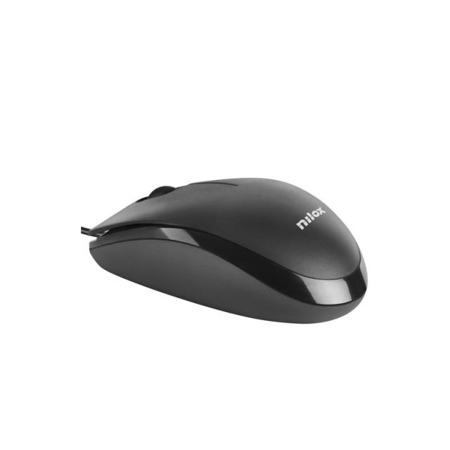 Nilox - Ratón USB 1600 DPI de
