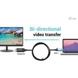 i-tec - USB-C DisplayPort Bi-Directional Cable Adapter 8K/30Hz 150cm