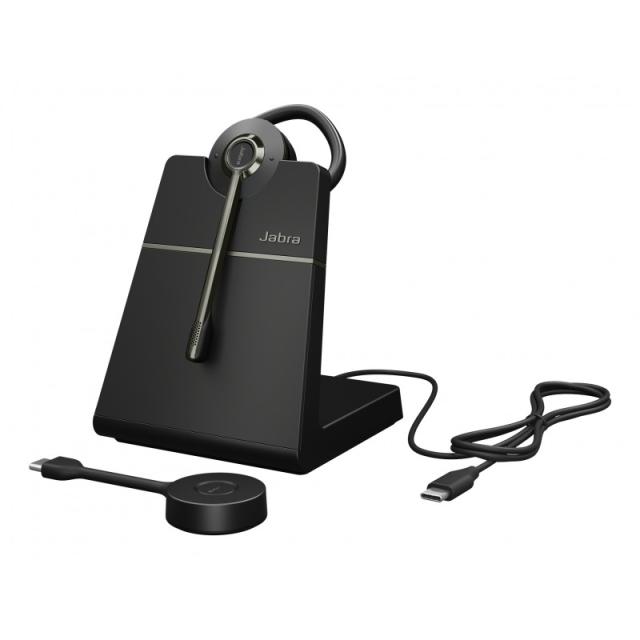 Jabra - Engage 55 SE Auriculares Inalámbrico gancho de oreja Car/Home office Negro