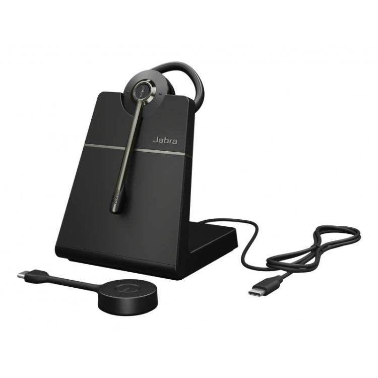 Jabra - Engage 55 SE Auriculares Inalámbrico gancho de oreja Car/Home office Negro