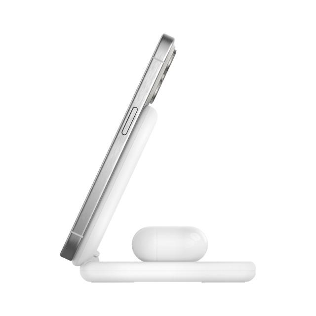 Belkin - BoostCharge Auriculares, Smartphone Blanco USB Cargador inalámbrico Carga rápida Interior - WIZ028VFWH