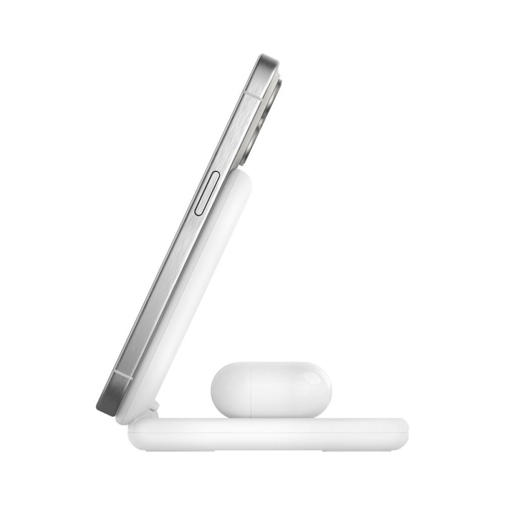 Belkin - BoostCharge Auriculares, Smartphone Blanco USB Cargador inalámbrico Carga rápida Interior - WIZ028VFWH