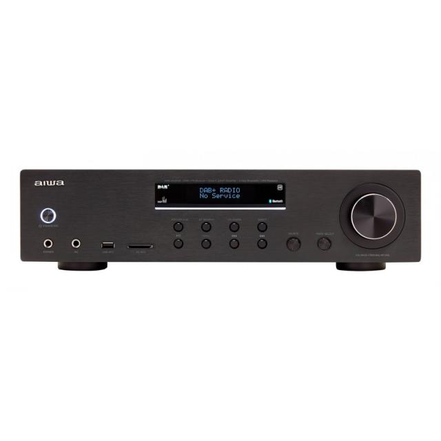 Aiwa - AMR-200DAB/BK amplificador de audio 2.0 canales Hogar Negro
