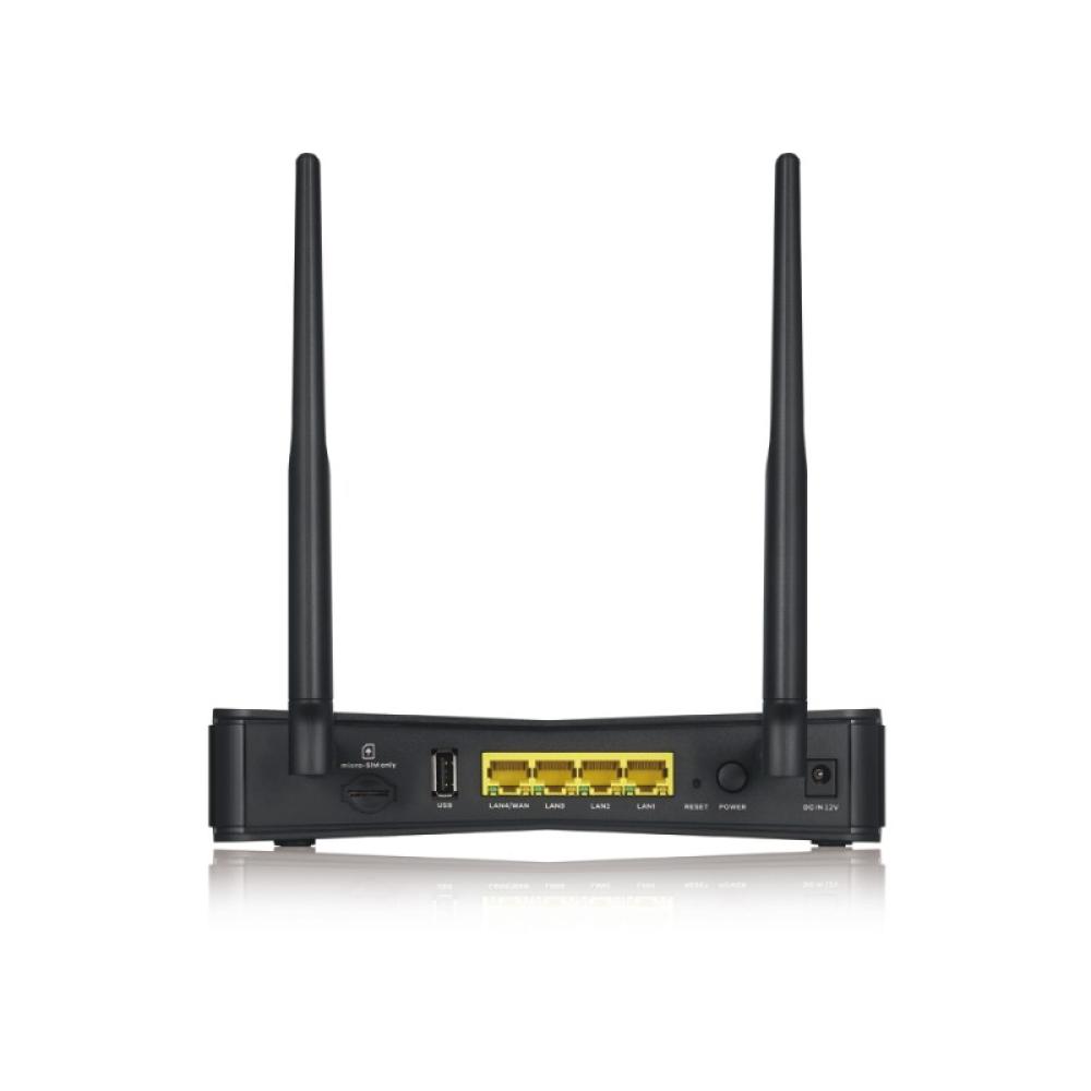 Zyxel - LTE3301-PLUS router inalámbrico Gigabit Ethernet Doble banda (2,4 GHz / 5 GHz) 4G Negro